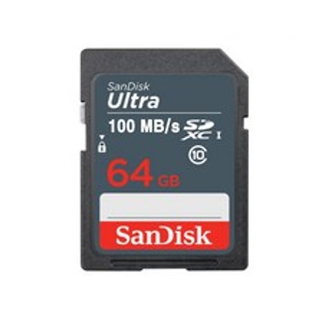 샌디스크 울트라 100MB s SD카드 SDSDUNR-064G-GN3IN, 64GB