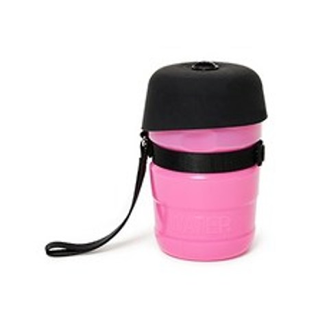 베니즈 워터봇 휴대용 물병 520ml, 핑크, 1개