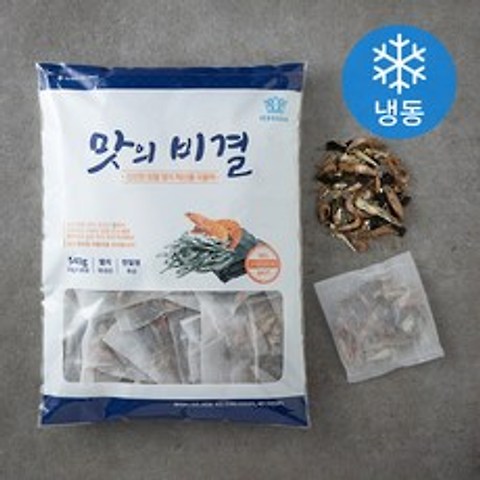 이어수산 맛의 비결 멸치 해산물 다시팩 (냉동), 540g, 1개