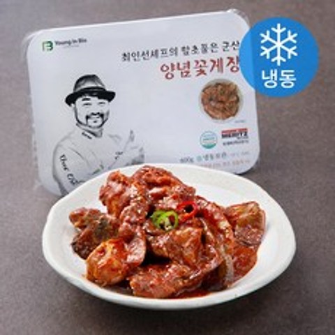 최인선 셰프의 함초품은 군산 양념꽃게장 (냉동), 600g, 1통