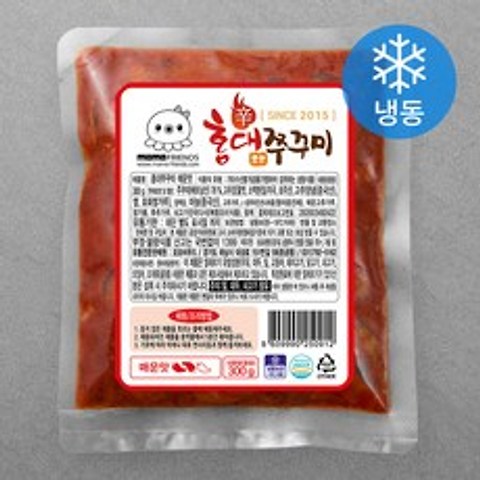홍대쭈꾸미 매운맛 (냉동), 300g, 1개