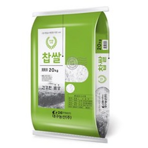 대구농산 2020년 찹쌀, 20kg, 1개