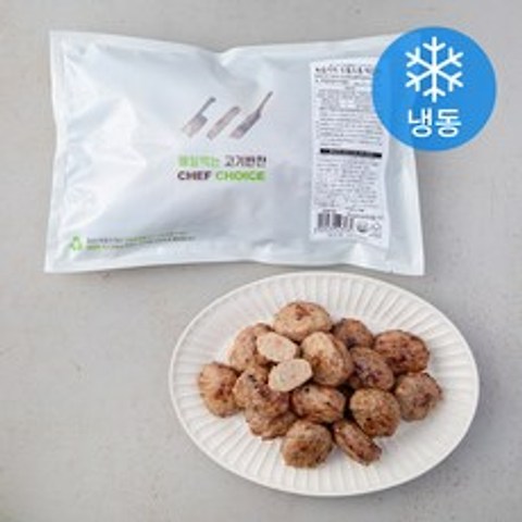셰프초이스 육즙가득 도톰도톰 떡갈비 (냉동), 1kg, 1개