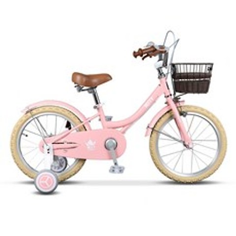 삼천리자전거 메이비 키즈 보조바퀴 자전거, 라이트핑크, 120cm