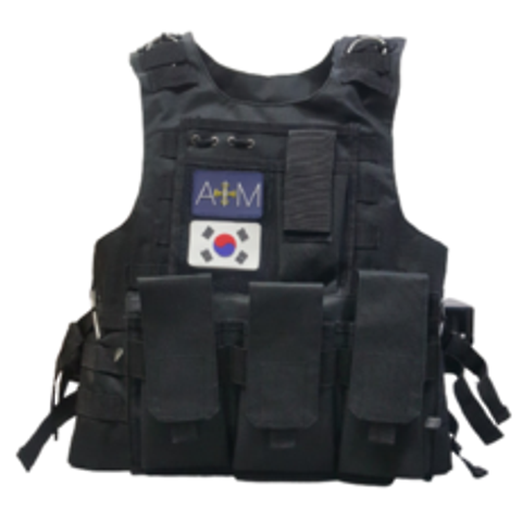 AIM 밀리터리 전술조끼 서바이벌 전투조끼 텍티컬조끼, AIM 전술조끼(블랙)