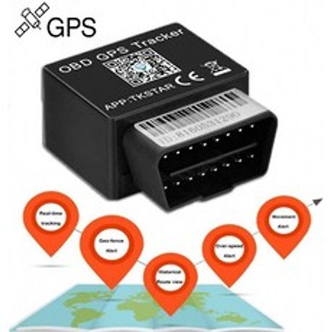 OBD GPS Tracker 장치 5달러 월별 요금제 GPS 추적 장치 실시간 추적 지오펜스 이동 경보 과속 경보 - TK816(SIM 카드 포함)