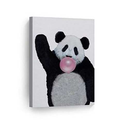Cute Panda Animal Decor Bubble Gum Art Pink Chewing Gu (40