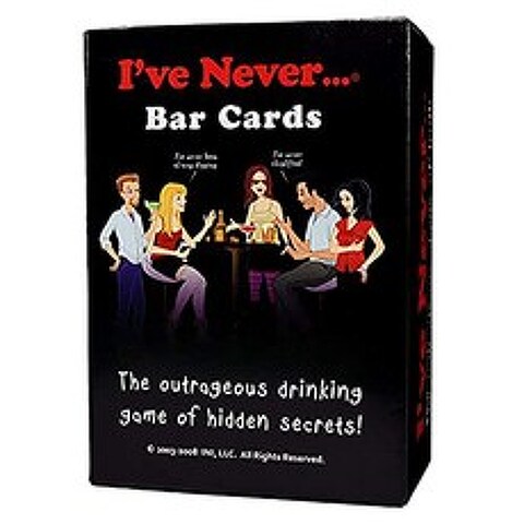 나는 결코 바 카드를 결코 결코 결코 대학생들을위한 파티 게임 Fraternities Sororities Bachelor Bachelorette 21st Birthday Parties - NSFW, 본상품
