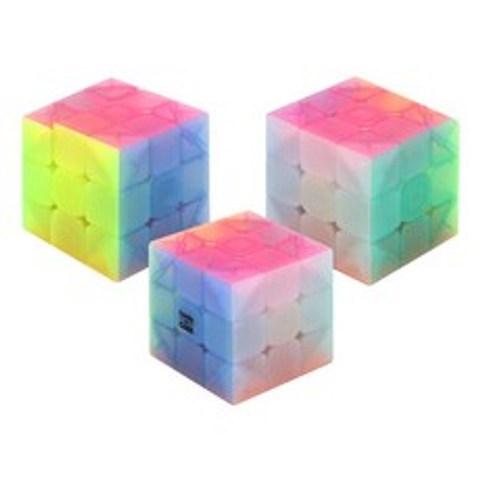 날쌘거북이 3000 반투명 캔디컬러 큐브 3x3x3, 단품(랜덤)