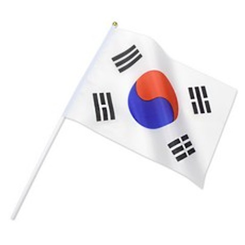 태극기천수기(27X20) 미니 행사용 응원 깃발 삼일절