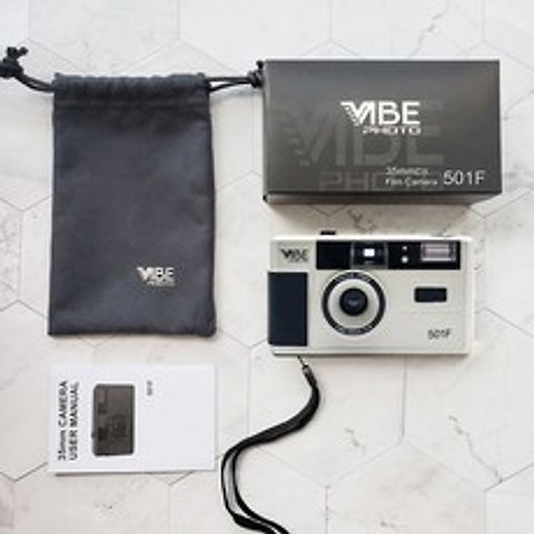 VIBE 바이브 501F 독일 입문용 레트로 빈티지 필름카메라 32mm 블랙 베이지 레드 핑크 딥그린