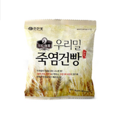 인산가 (주)인산가 정품 우리밀 죽염 건빵 30g * 50봉 + 홍삼애크런치(49g), 1박스