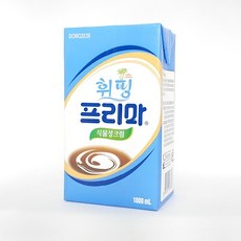 동서 휘핑 프리마 1000ml 식물성크림, 1개