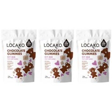 로카코 (Locako) 초콜렛 구미스 DIY 믹스 120g X 3개, 1세트, 360g