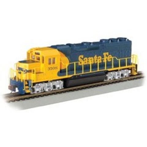 Bachmann Trains Bachmann Industries EMD GP40 DCC 장착 기관차 산타페 # 3508 HO Scale Train Car Blue, One Color_One Size, One Color_One Size, 상세 설명 참조0