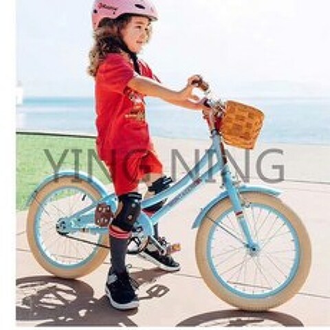 YN 클래식 에디션 어린이 자전거 아동 자건거 18인치 20인치 두발 4+선물증정, 128cm(바구니 없음), 블루
