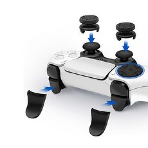헤이맨 PS5 플스5 듀얼센스 트리거 스틱 그립감 향상 커버 보호캡