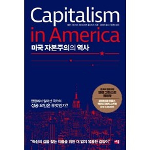 미국 자본주의의 역사:맨땅에서 일어선 국가의 성공 요인은 무엇인가?, 세종서적