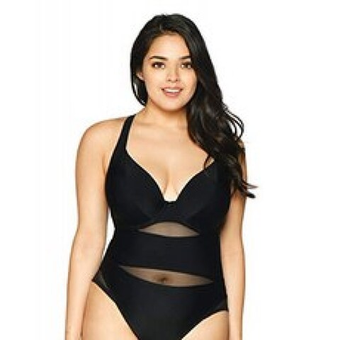 Curvy Kate Sheer Class Swimwear Black (Black Black) 105K (Manufacturer Size : 40H) for Women, 단일옵션