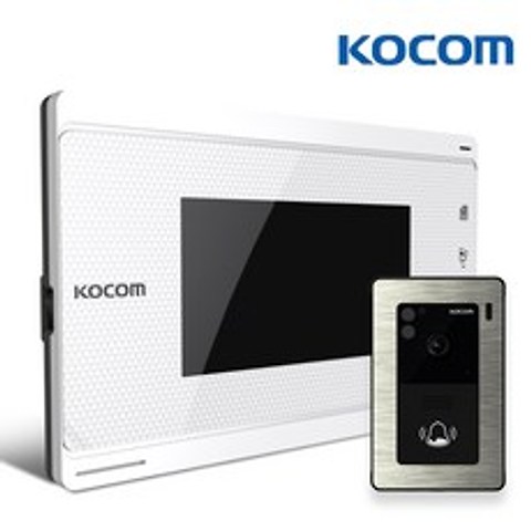 코콤 2선식 비디오폰, KVP-70C (화이트) 현관카메라세트