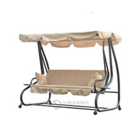 캐노피 흔들의자 햇빛가리개 야외정원 앞마당 Sunshade swing Chair, Light Grey