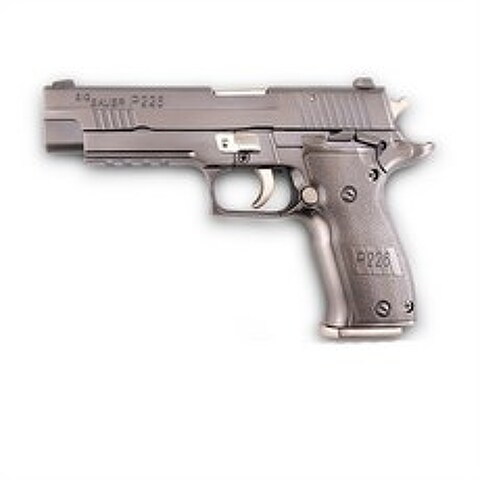 풀메탈 스케일 모델건시뮬레이션건 Model gun Metal simulation pistol hand guns, S38-p226 총 색깔 5 총알 형 껍질을 던질, 공식 표준