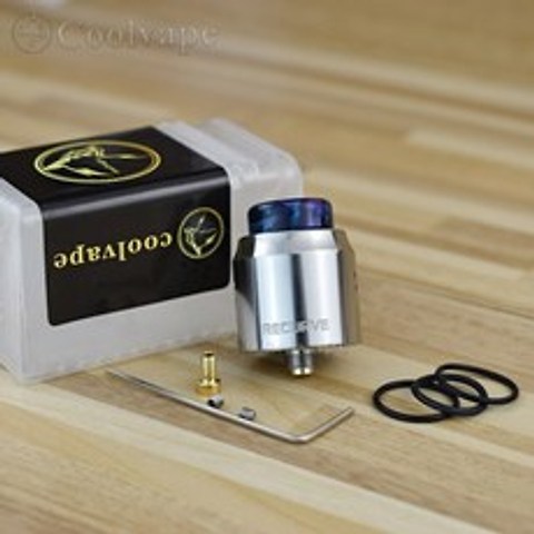 Atomizador duplo recurvo de rda 24mm com o tanque 316ss do pino de bf squonk a única bobina ou o ato, 은