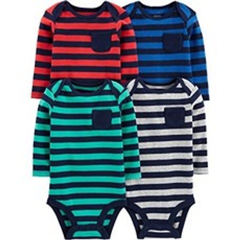 Simple Joys by Carter s-Bodysuit-for baby boy multicolor Stripes Newborn, 단일옵션