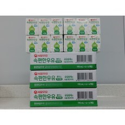 서울우유 속이편한 저지방 플러스 우유190mL X72팩 멀티팩 3박스