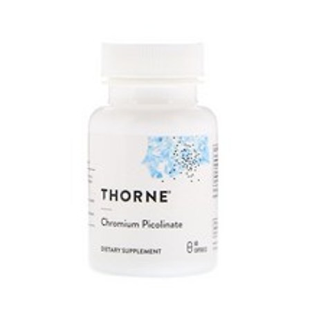 Thorne Research 피콜린산 크롬 500mcg 60캡슐