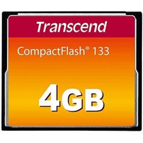 Transcend 4 GB 133X CompactFlash Memory Card TS4GCF133, 상세 설명 참조0