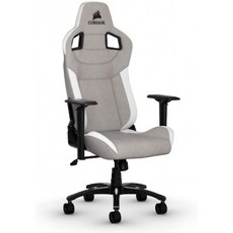 CORSAIR T3 RUSH 게임용 의자 편안함 디자인 회색/흰색: 가구 & 장식, 단일옵션