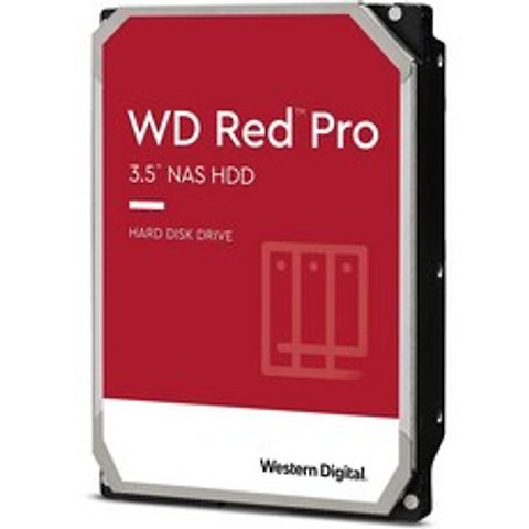 미국배송 Western Digital 4TB WD Pro NAS 내장 하드 드라이브 HDD - 7200RPM SATA 6Gb/s CMR 256MB, 단일옵션