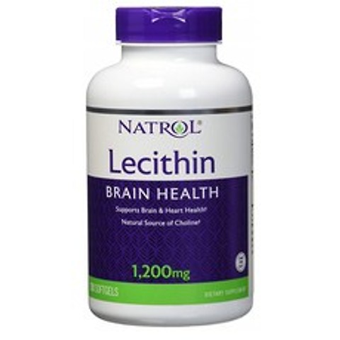 Natrol 나트롤 레시틴 Lecithin 1200mg 120정, 1팩, 제품상세참조
