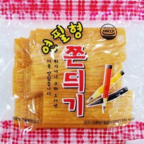 쫀드기 쫀디기 연필형 연필심쫀드기 옛날쫀드기 경주 울산 쫀드기 SNS쫀드기 추억의문방구 옛날과자, 600g, 1봉
