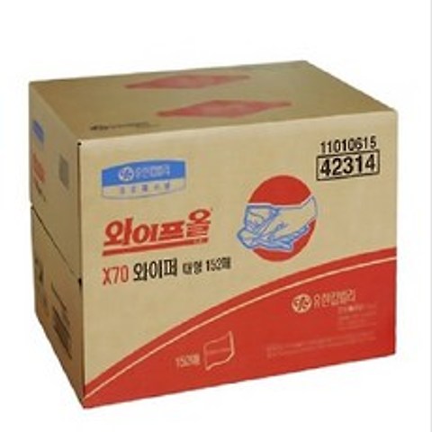 와이프올 X70 (42314) 1박스152매, 1box