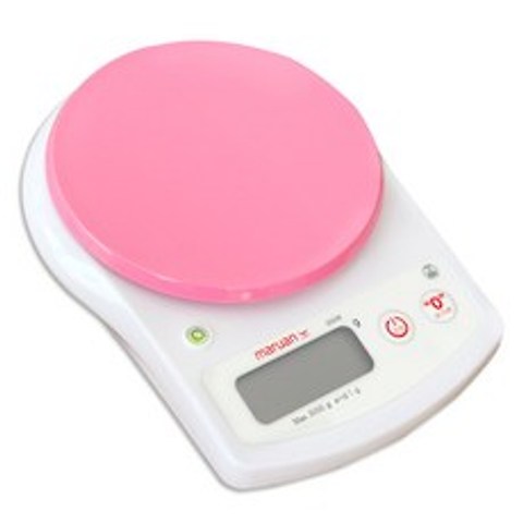 마루안 주방저울 3kg OF-3000B(핑크), 핑크, 디지털저울 OF-3000B