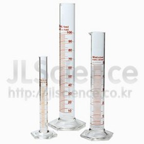 [JLS] 국산 메스실린더 MessCylinder, 1개, 100ml