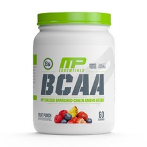 Musclepharm 에센셜 BCAA, 60회, 프루트 펀치(Fruit Punch)