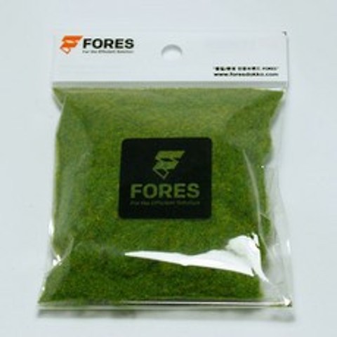 포레스 디오라마 건축모형재료 조경재료 야외잔디 30g 6종, 4.녹색혼합 30g