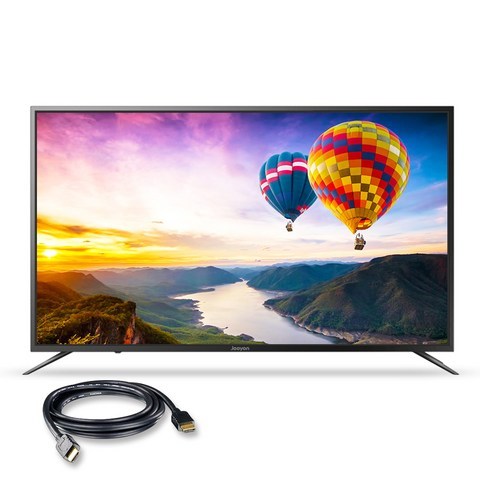 주연전자 UHD HDR 139cm smart TV JYE-DS550U 무결점 + HDMI 케이블, 스탠드형, 자가설치