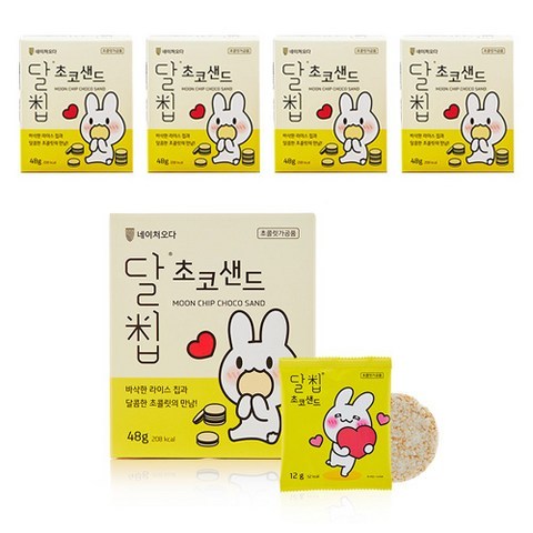네이처오다 달칩 초코샌드, 48g, 5개