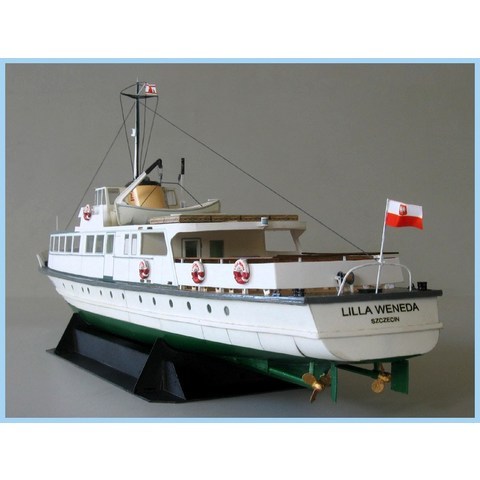 317313 / 1:100 40cm Poland Ferry Ship Fine DIY 3D Paper Card Model Building Sets Construction Toys E