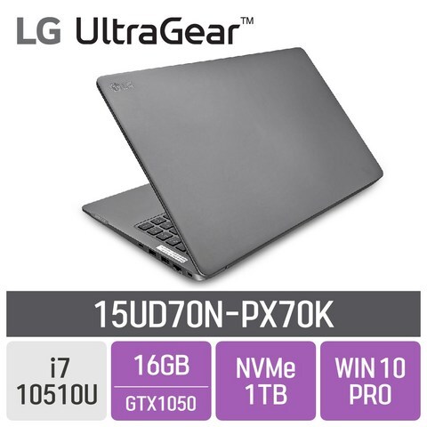 LG 2020 울트라기어 15UD70N-PX70K, 16GB, SSD 1TB, 포함