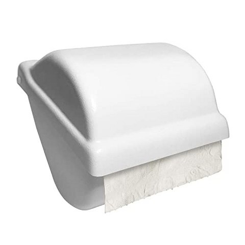 Marine concave toilet paper holder - Very durable toilet roll protection for boat RV and (Mounted), Mounted