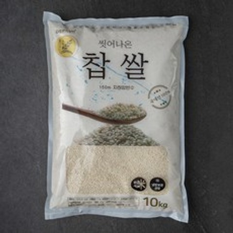 씻어나온 찹쌀, 10kg, 1개