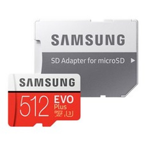 삼성전자 EVO PLUS 마이크로SD 메모리카드 MB-MC512HA/KR, 512GB