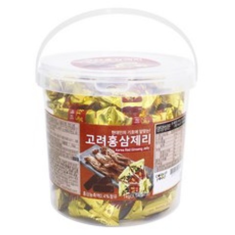 컬러푸드 고려홍삼제리 손잡이용기, 1kg, 1개