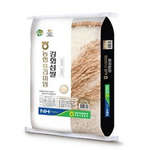 강화섬쌀 2020년 햅쌀 농협 프리미엄 쌀, 20kg, 1개