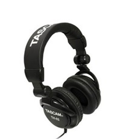 타스캠 TH-02 밀폐형 스튜디오 모니터 헤드폰, 혼합색상